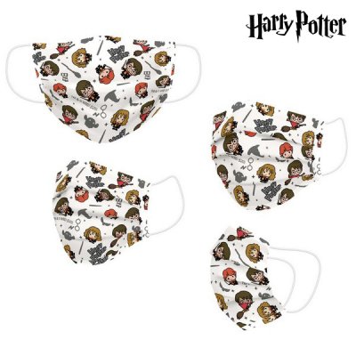 Återanvändbart Hygieniskt Munskydd av Tyg Harry Potter Beige